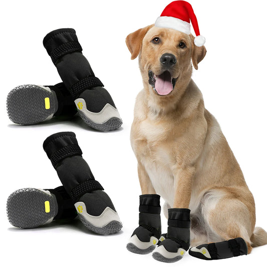 Waterproof Dog Boots - Non-Slip Paw Protectors