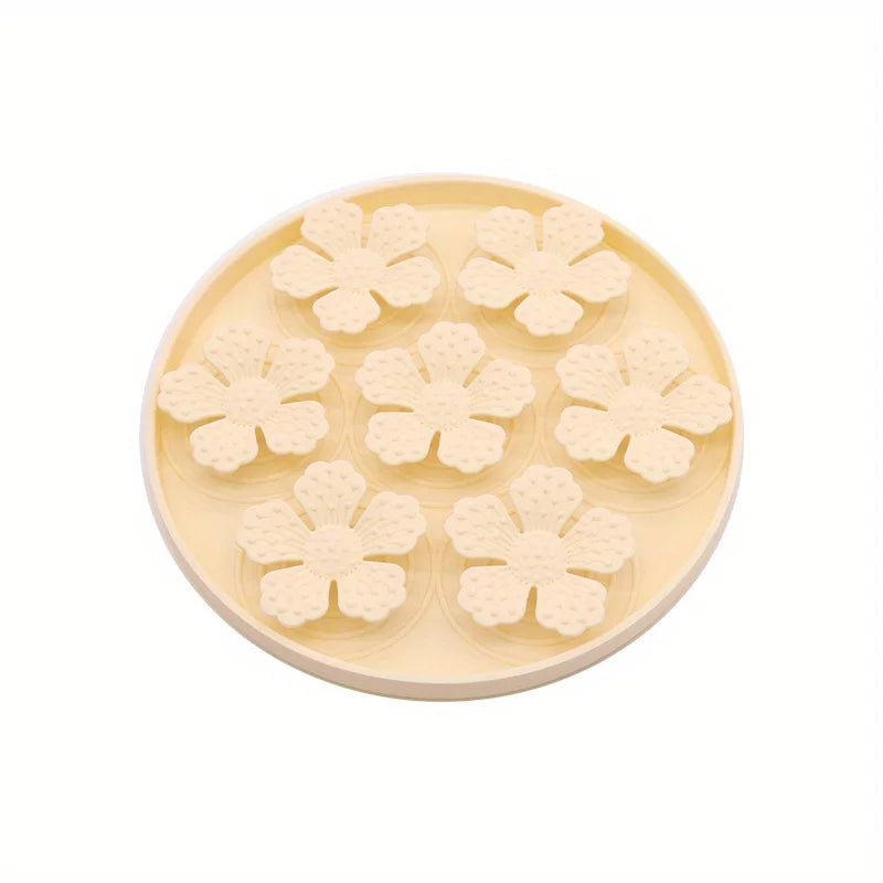 Silicone Pet Slow Feeder Mat Dog Feeding Dishes Dog Licking Mat with Suction Cups Anti-choking Slow Feeding Pads Bowl Dishware