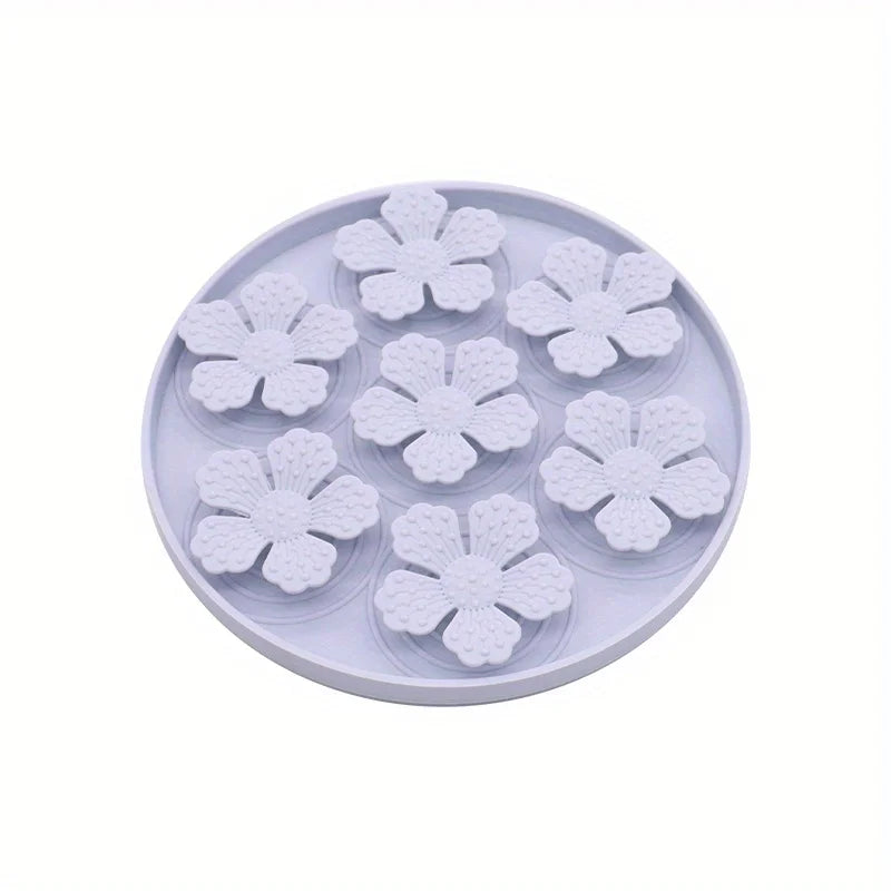 Silicone Pet Slow Feeder Mat Dog Feeding Dishes Dog Licking Mat with Suction Cups Anti-choking Slow Feeding Pads Bowl Dishware