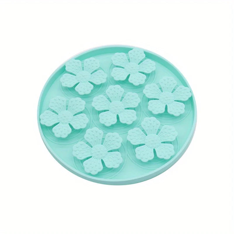 Silicone Pet Slow Feeder Mat Dog Feeding Dishes Dog Licking Mat with Suction Cups Anti-choking Slow Feeding Pads Bowl Dishware