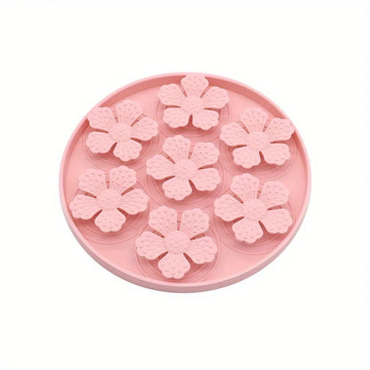 Silicone Pet Slow Feeder Mat Dog Feeding Dishes Dog Licking Mat with Suction Cups Anti-choking Slow Feeding Pads Bowl Dishware