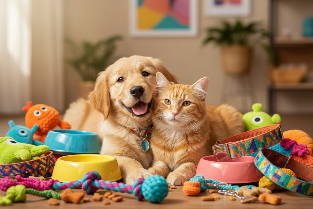 Clean playful pet banner